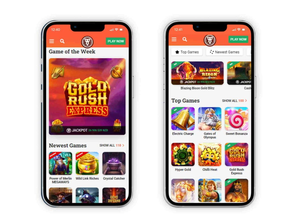 Leovegas Casino Mobile Screenshot