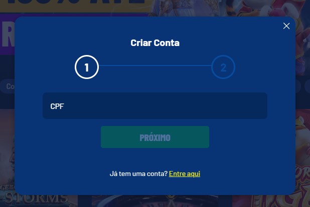 Galera Bet Create Account Image