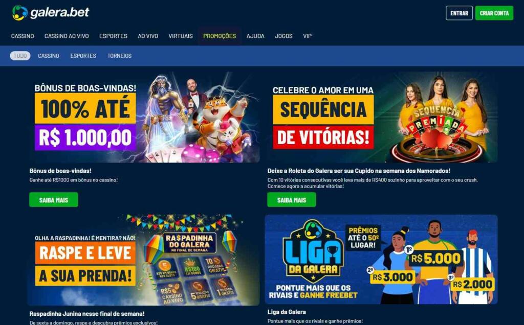 Galera Bet Promotions Image