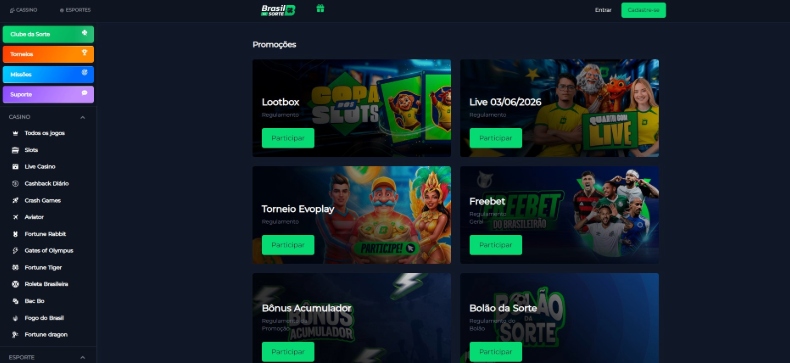 Brasil Da Sorte Promos 1