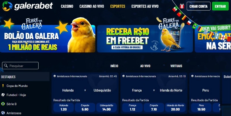 Galerabet Home